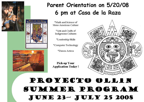Summer Activities for Santa Barbara Children - Proyecto Ollin - Math & Science, Arts & Crafts, Computers, Dance