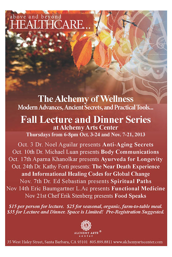 Holistic health and wellness lectures in Santa Barbara