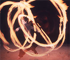 Fire Dancing & Poi in Santa Barbara - Romi Cumes, Transformative Healing Arts