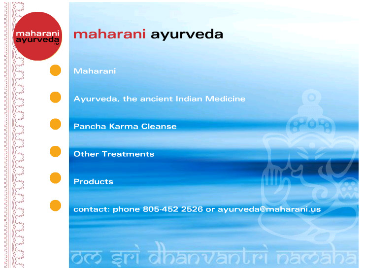 Santa Barbara Ayurvedic Treatments & Pancha Karma Cleansing - Corinna Maharani, C.A.P.