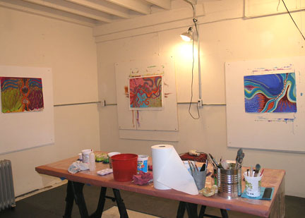 Painting as Meditation in Santa Barbara, California