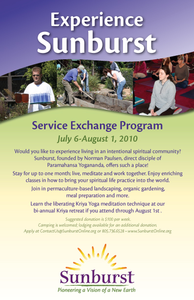 Kriya Yoga and meditation retreat near Santa Barbara, CA