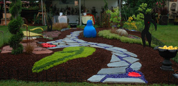 Garden art and architecture in Santa Barbara and Montecito California by Vivi Teston